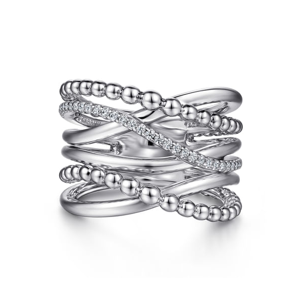 Sterling Silver Criss Cross Ring Falls Jewelers Concord, NC