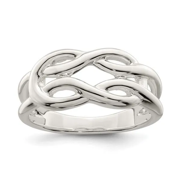Sterling Silver Polished Celtic Knot Ring Falls Jewelers Concord, NC