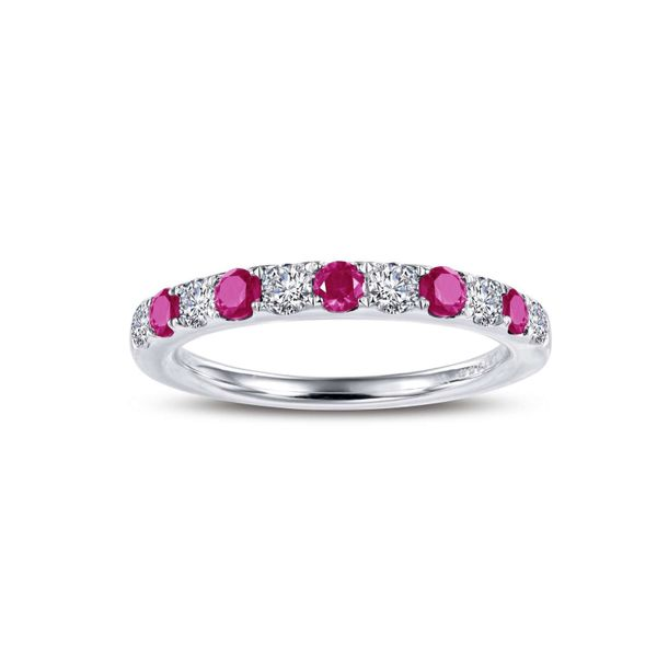 Sterling Silver Ruby & CZ Ring Falls Jewelers Concord, NC