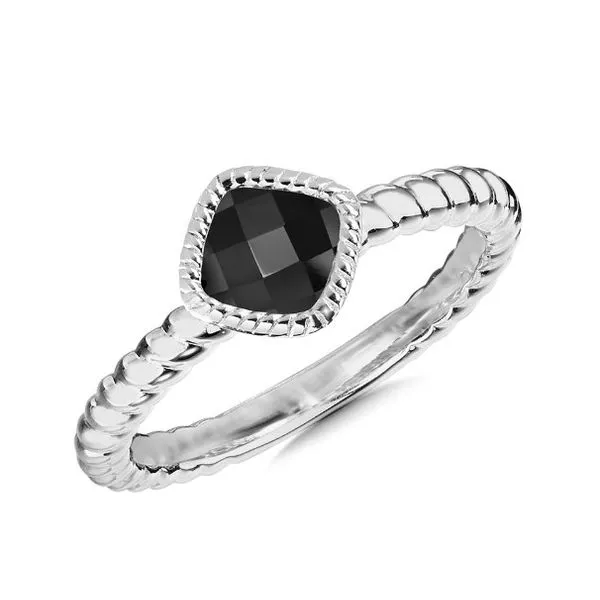 ONYX RING IN STERLING SILVER Falls Jewelers Concord, NC