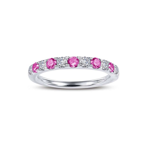Sterling Silver Pink Tourmaline & CZ Ring Falls Jewelers Concord, NC