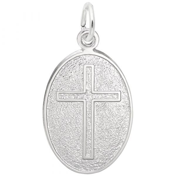 Sterling Silver Cross Charm Falls Jewelers Concord, NC