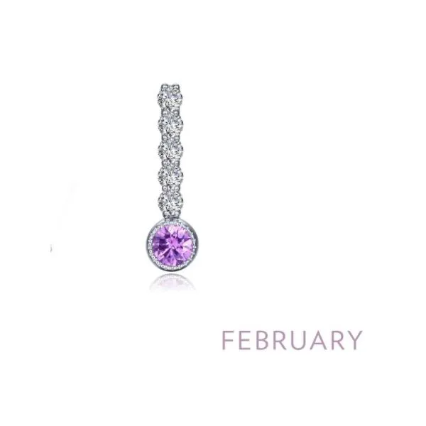 February Birthstone Love Pendant