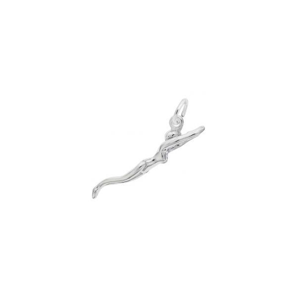 Sterling Silver Female Swimmer Charm Falls Jewelers Concord, NC