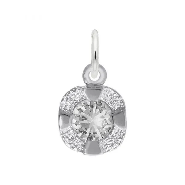 April Birthstone Charm Falls Jewelers Concord, NC