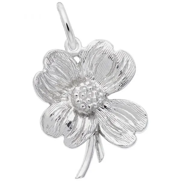 Sterling Silver Dogwood Charm Falls Jewelers Concord, NC