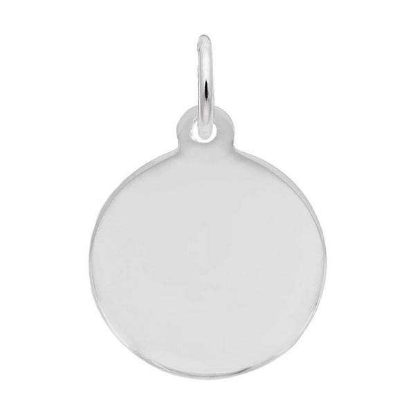 Petite Disc Plain Charm Falls Jewelers Concord, NC