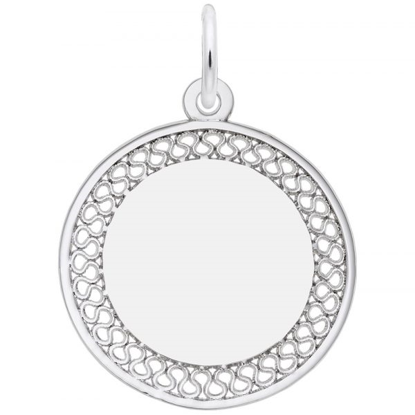 Medium Filigree Disc Charm Falls Jewelers Concord, NC