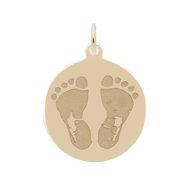 Baby Feet Disc Charm Falls Jewelers Concord, NC