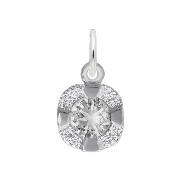 April Birthstone Charm Falls Jewelers Concord, NC