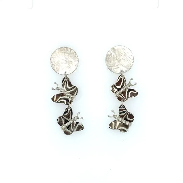 Butterfly Dangle Earrings Falls Jewelers Concord, NC