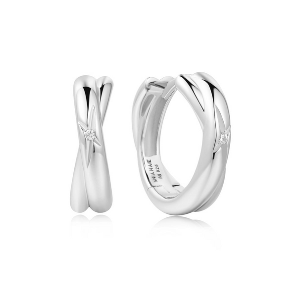 Silver Cross Duo Huggies Falls Jewelers Concord, NC