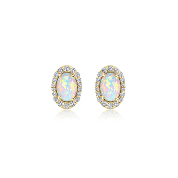 Opal Earrings Falls Jewelers Concord, NC