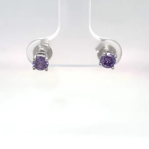 February Birthstone Earrings Falls Jewelers Concord, NC