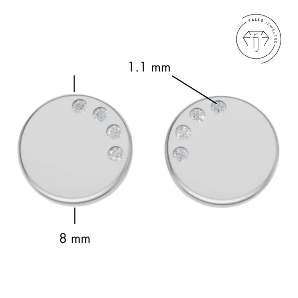 Falls Jewelers Signature Diamond Earrings Image 2 Falls Jewelers Concord, NC
