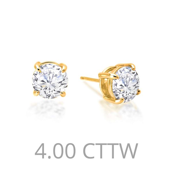 4 CTW Stud Earrings Falls Jewelers Concord, NC