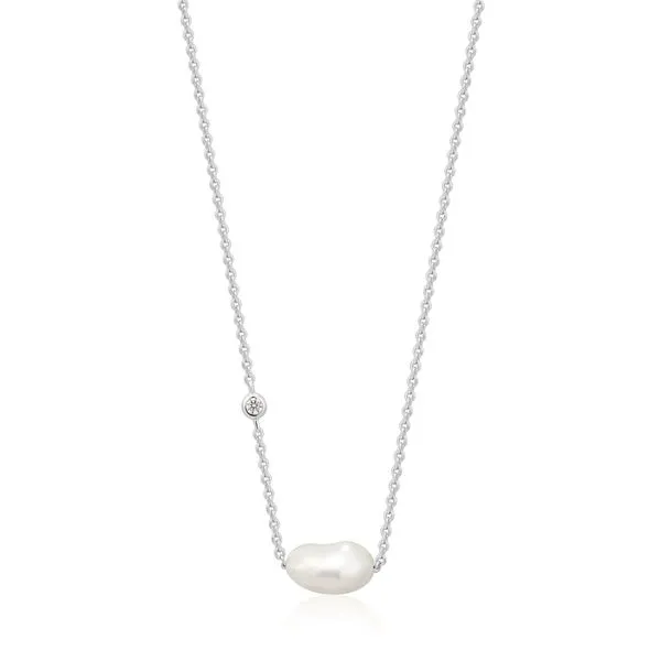 Silver Pearl Necklace Falls Jewelers Concord, NC