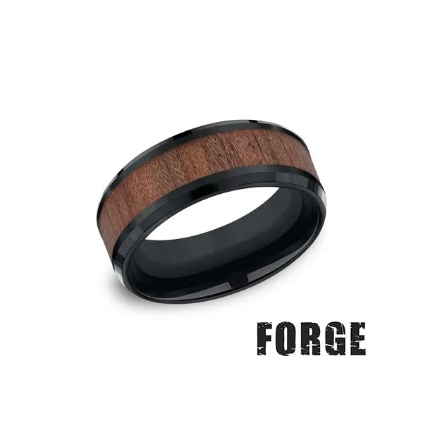 8mm Comfort-Fit Black Cobalt Band similar item image