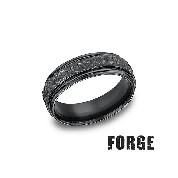7mm Black Titanium Band