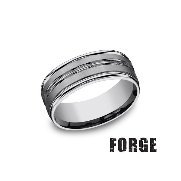 8mm Comfort-Fit Tungsten Band Falls Jewelers Concord, NC