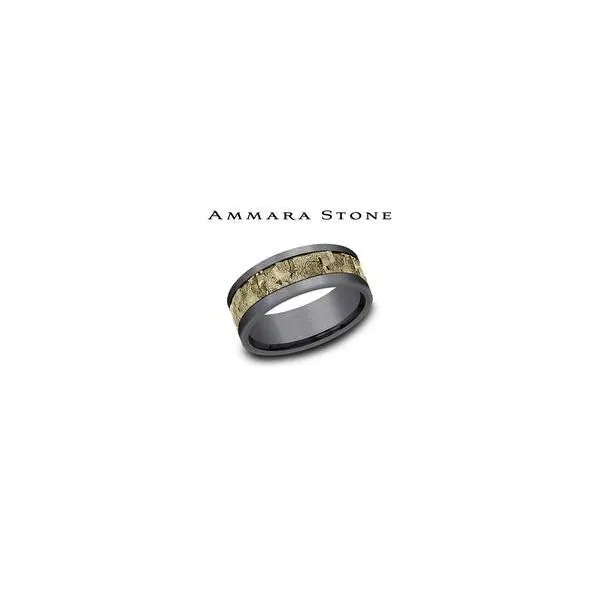 14K Yellow Gold and Tantalum Wedding Band similar item image