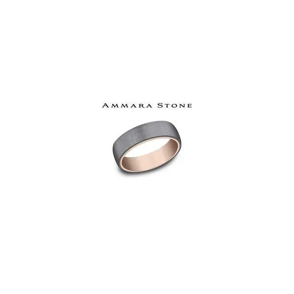 14K Rose Gold and Tantalum Wedding Band Falls Jewelers Concord, NC