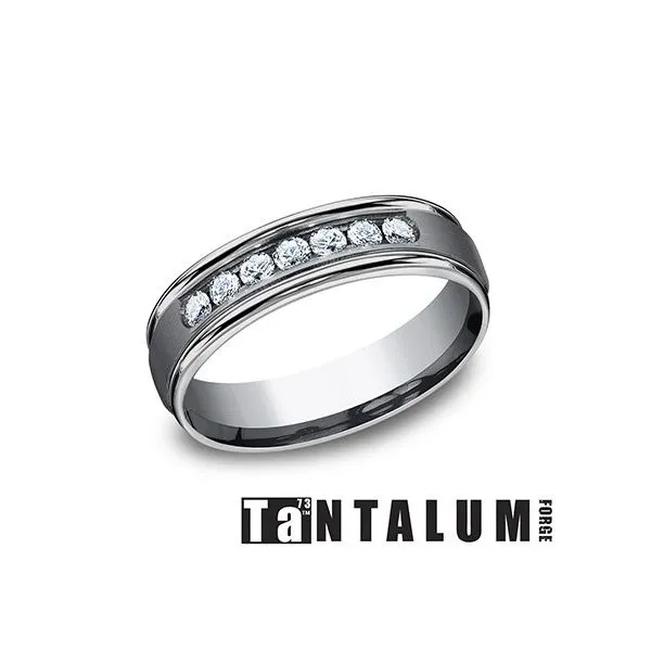 Lab Grown Diamond Tantalum band Falls Jewelers Concord, NC