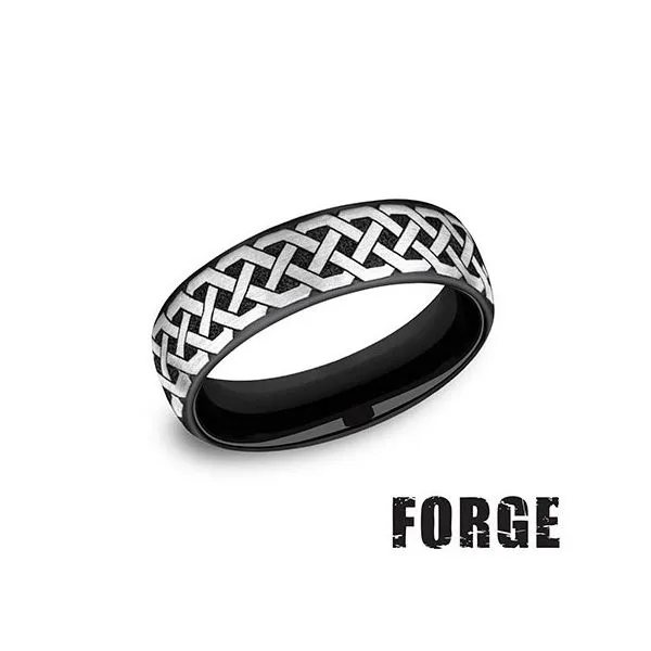 Men's Contemporary Metal Wedding Band Falls Jewelers Concord, NC