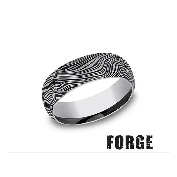 Men's Contemporary Metal Wedding Band Falls Jewelers Concord, NC