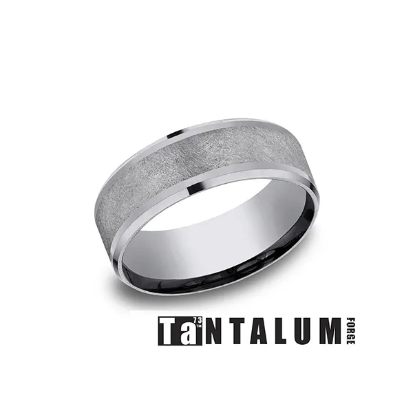 Men's Contemporary Metal Wedding Band Falls Jewelers Concord, NC