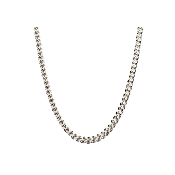 6mm Steel Franco Chain Necklace Falls Jewelers Concord, NC