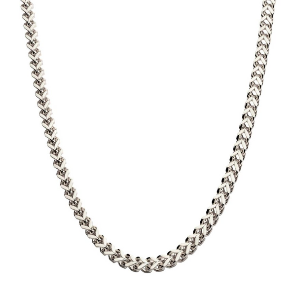 4mm Steel Franco Chain Necklace Falls Jewelers Concord, NC