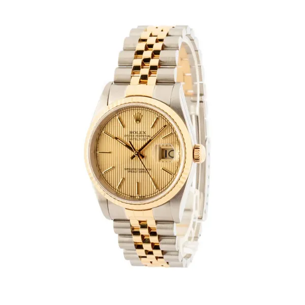 1996 18K/Stainless Rolex Datejust Tapestry Dial Image 2 Falls Jewelers Concord, NC