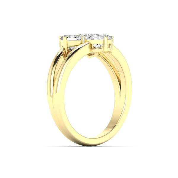 Lab Grown Diamond Ring Image 4 Flora Gems Decatur, IL
