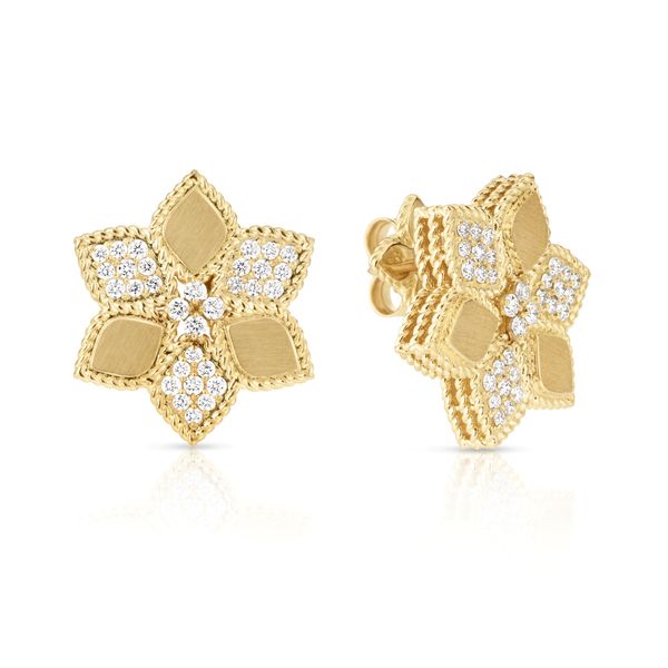 Roberto Coin Diamond Earrings Flora Gems Decatur, IL