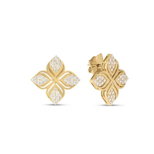 Roberto Coin Diamond Earrings Flora Gems Decatur, IL