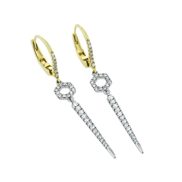 Simon G. Diamond Earrings Flora Gems Decatur, IL