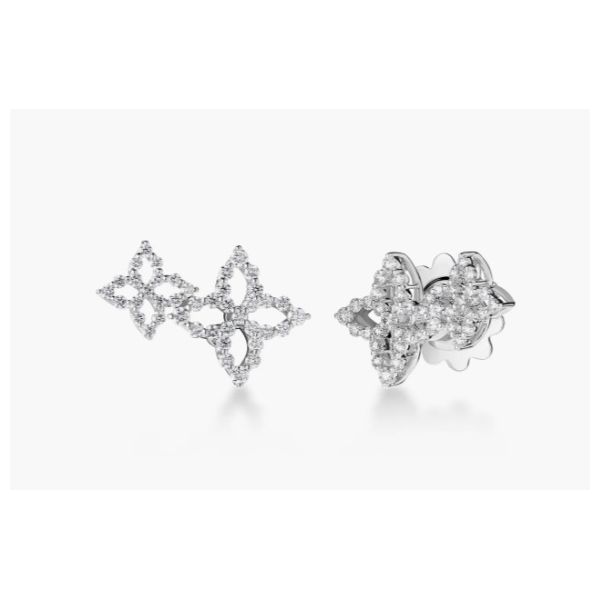 Roberto Coin Diamond Earrings Flora Gems Decatur, IL
