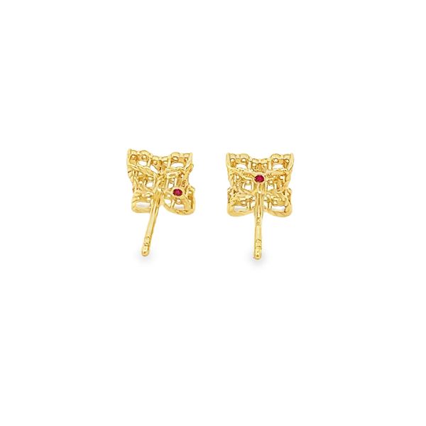 Roberto Coin Diamond Earrings Image 3 Flora Gems Decatur, IL