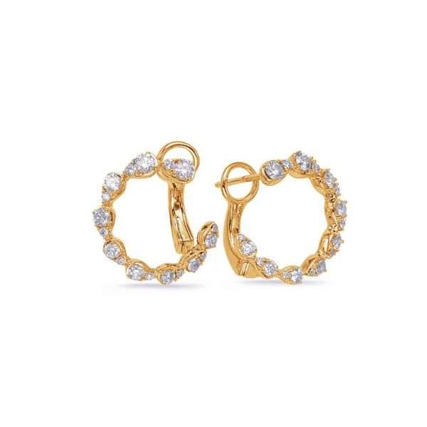 Diamond Earrings Flora Gems Decatur, IL