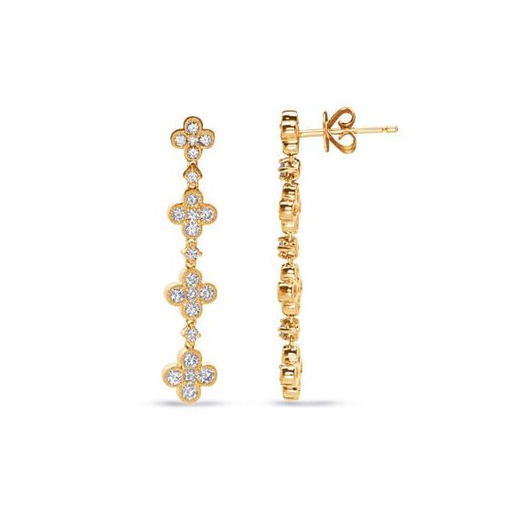 Diamond Earrings Flora Gems Decatur, IL