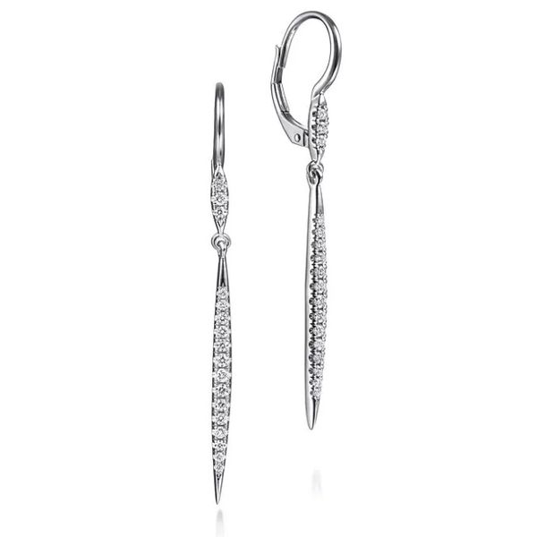Sterling Silver Lab Grown Diamond Earrings Flora Gems Decatur, IL