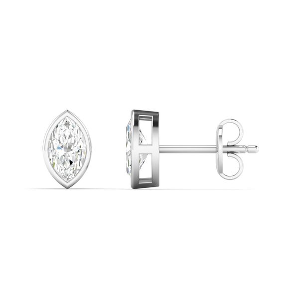 Lab Grown Diamond Earrings Image 2 Flora Gems Decatur, IL