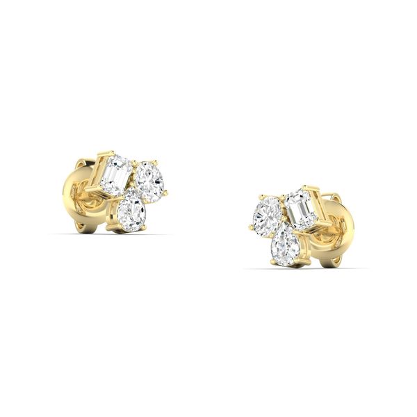 Lab Grown Diamond Earrings Image 2 Flora Gems Decatur, IL
