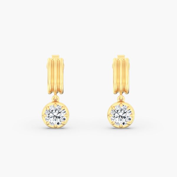 Lab Grown Diamond Earrings Flora Gems Decatur, IL