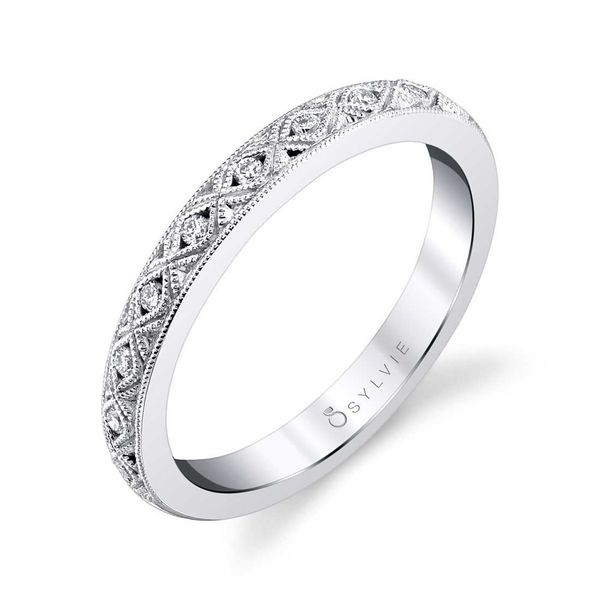 Diamond Stackable Band Flora Gems Decatur, IL