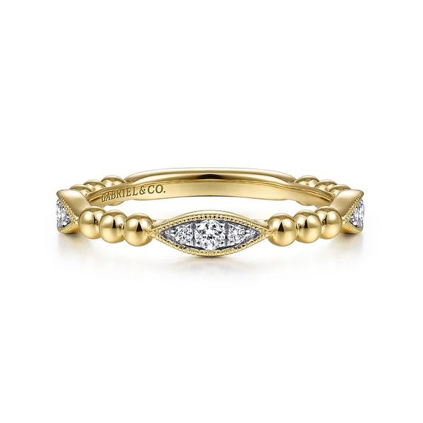 Diamond Stackable Band Flora Gems Decatur, IL