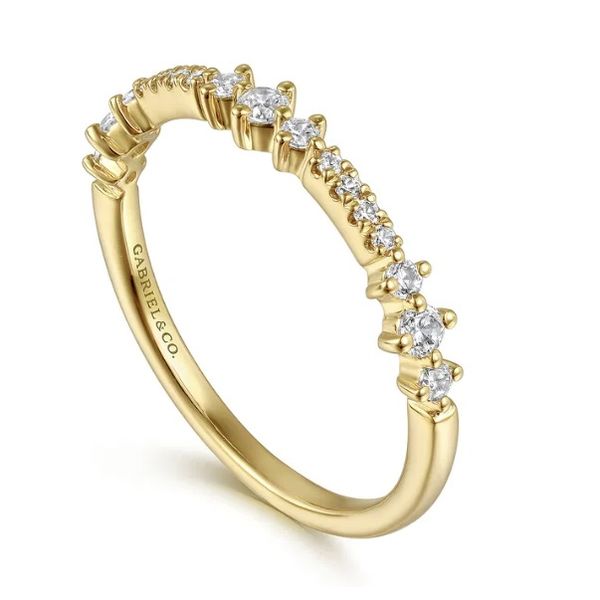 Diamond Stackable Ring Image 3 Flora Gems Decatur, IL