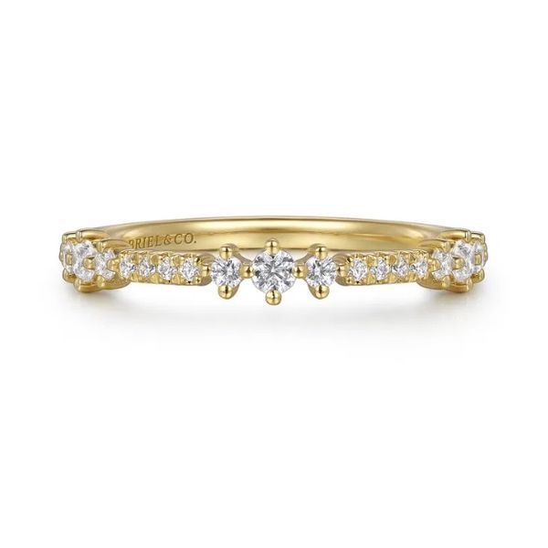 Diamond Stackable Ring Flora Gems Decatur, IL
