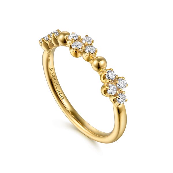 Diamond Stackable Ring Image 4 Flora Gems Decatur, IL